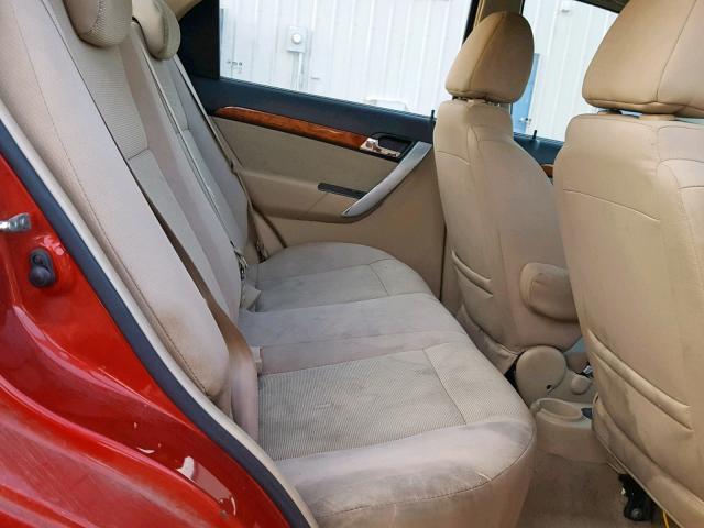 KL1TD5DE0BB224744 - 2011 CHEVROLET AVEO LS RED photo 6