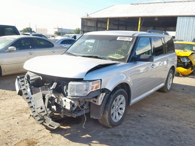 2FMGK5BC2ABA91118 - 2010 FORD FLEX SE GRAY photo 2