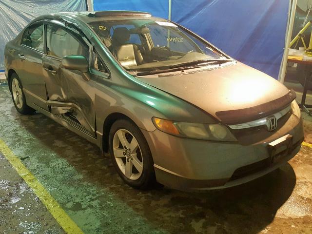 2HGFA16948H011465 - 2008 HONDA CIVIC EXL GRAY photo 1