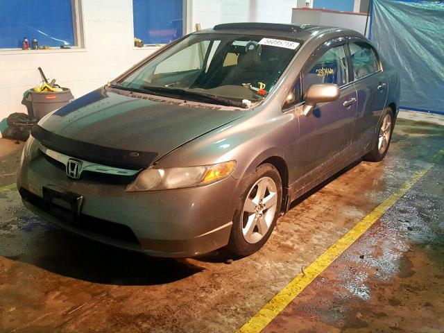 2HGFA16948H011465 - 2008 HONDA CIVIC EXL GRAY photo 2