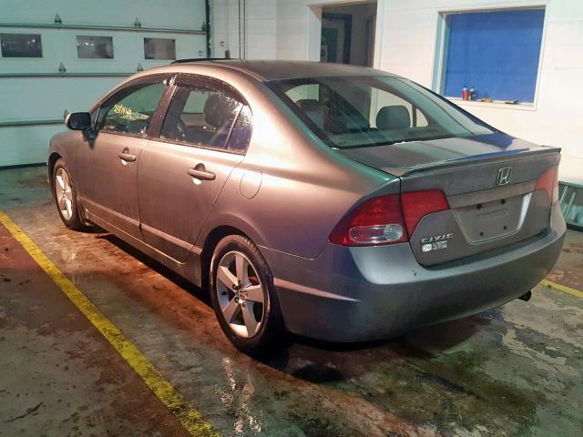 2HGFA16948H011465 - 2008 HONDA CIVIC EXL GRAY photo 4