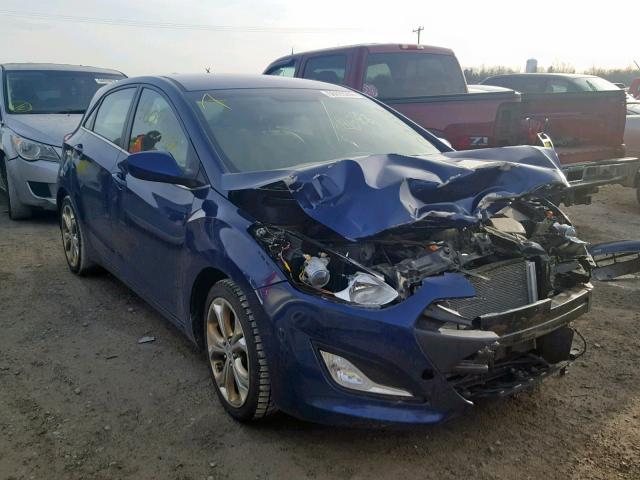 KMHD35LE5DU112042 - 2013 HYUNDAI ELANTRA GT BLUE photo 1