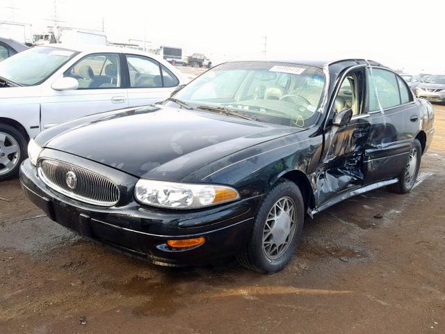 1G4HP54K01U145665 - 2001 BUICK LESABRE CU BLACK photo 2