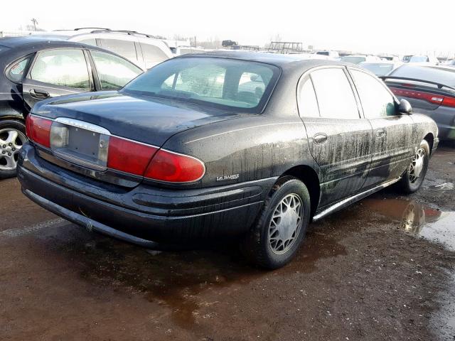 1G4HP54K01U145665 - 2001 BUICK LESABRE CU BLACK photo 4