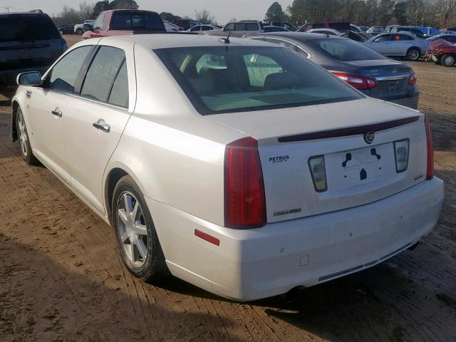 1G6DW67V380109183 - 2008 CADILLAC STS WHITE photo 3