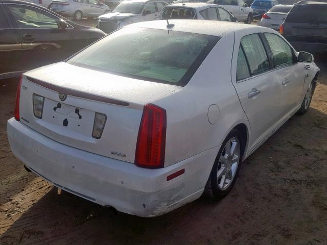 1G6DW67V380109183 - 2008 CADILLAC STS WHITE photo 4