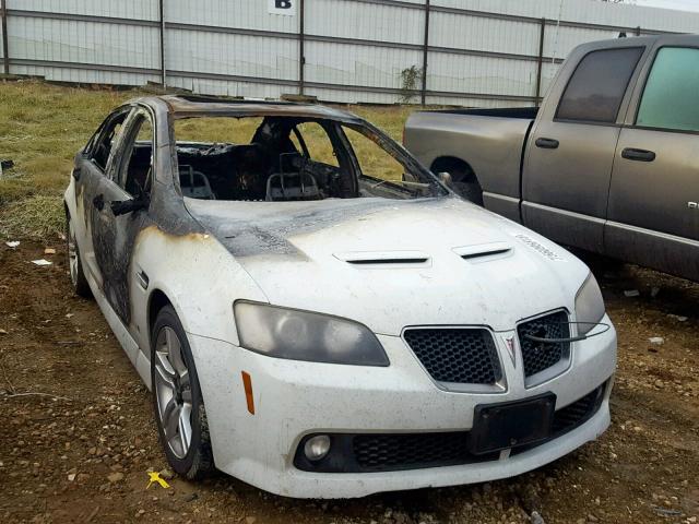 6G2ER57739L224538 - 2009 PONTIAC G8 WHITE photo 1