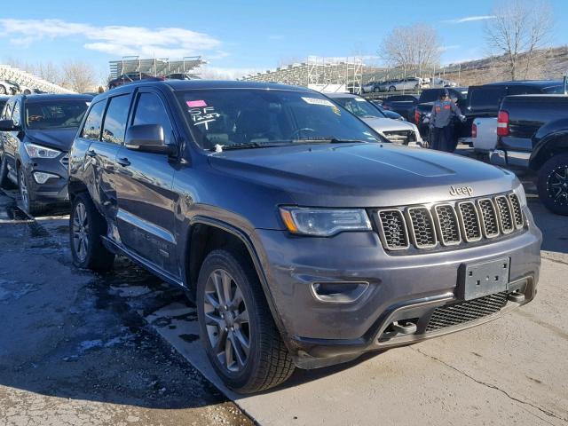 1C4RJFBG1GC366706 - 2016 JEEP GRAND CHER GRAY photo 1