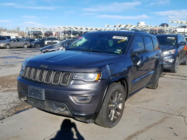 1C4RJFBG1GC366706 - 2016 JEEP GRAND CHER GRAY photo 2