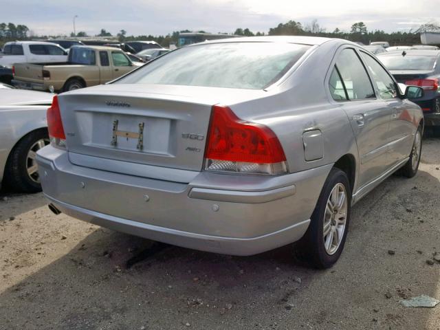 YV1RH592662503671 - 2006 VOLVO S60 2.5T SILVER photo 4