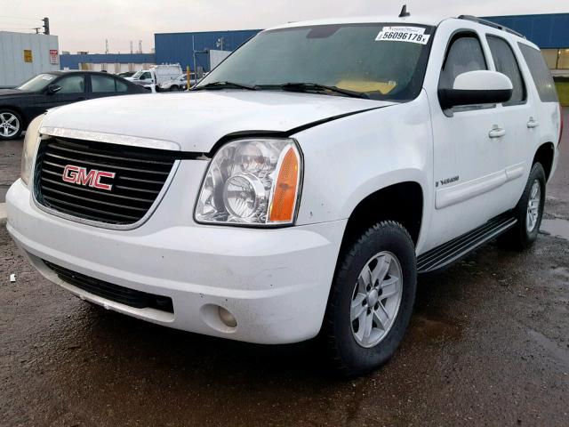 1GKFK13057J319750 - 2007 GMC YUKON WHITE photo 2