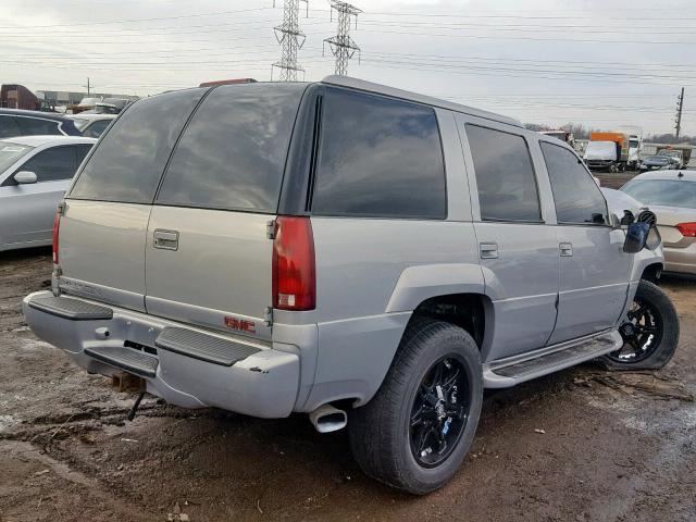 1GKEK13R4YR134909 - 2000 GMC YUKON DENA SILVER photo 4