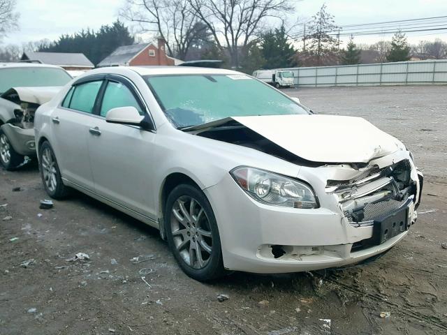 1G1ZE5EB8AF320240 - 2010 CHEVROLET MALIBU LTZ WHITE photo 1