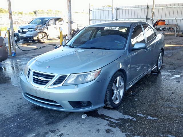 YS3FB49Y691003702 - 2009 SAAB 9-3 2.0T GREEN photo 2