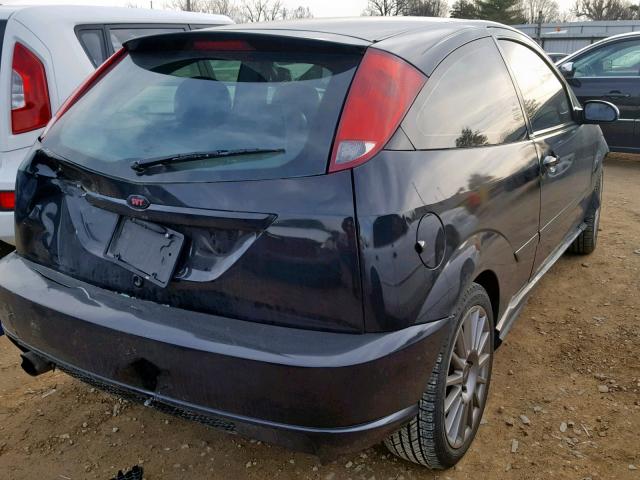 3FAHP39553R186756 - 2003 FORD FOCUS SVT BLACK photo 4