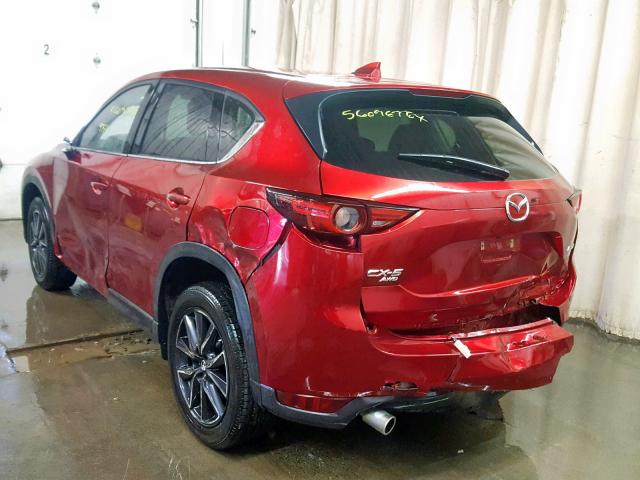 JM3KFBDL1H0208155 - 2017 MAZDA CX-5 GRAND RED photo 3