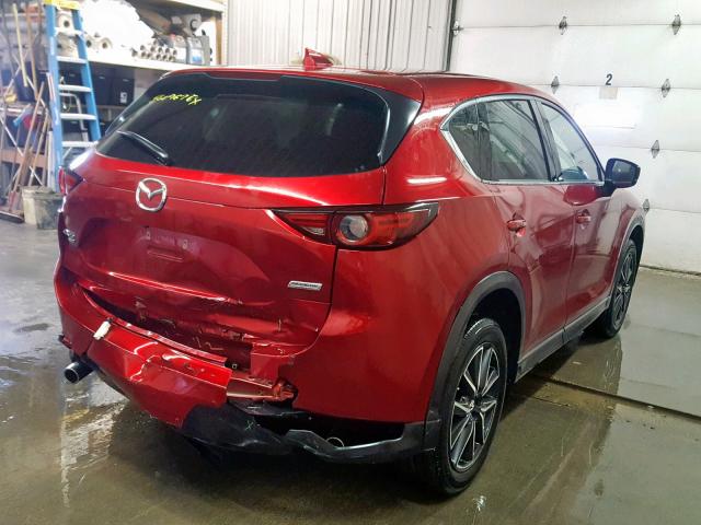 JM3KFBDL1H0208155 - 2017 MAZDA CX-5 GRAND RED photo 4