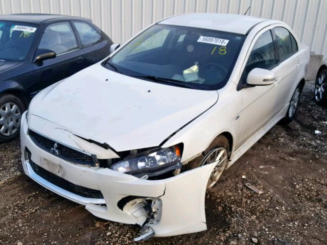 JA32U2FU4GU002144 - 2016 MITSUBISHI LANCER ES WHITE photo 2