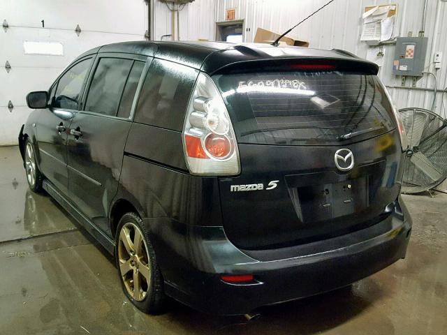 JM1CR293570151227 - 2007 MAZDA 5 BLACK photo 3