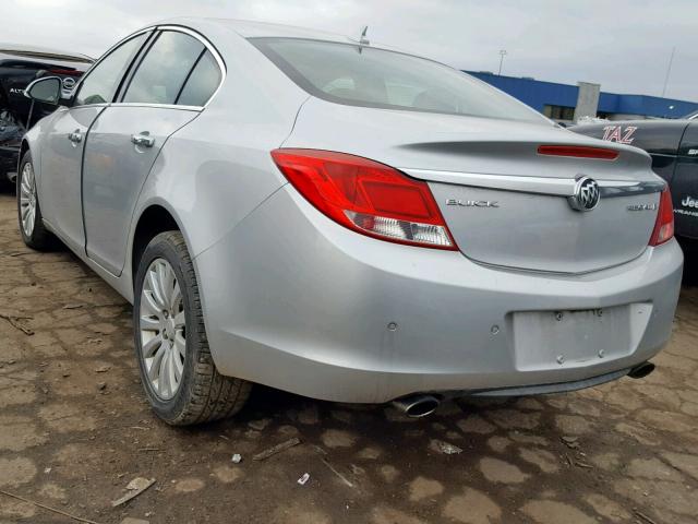 2G4GS5EVXC9214235 - 2012 BUICK REGAL PREM SILVER photo 3