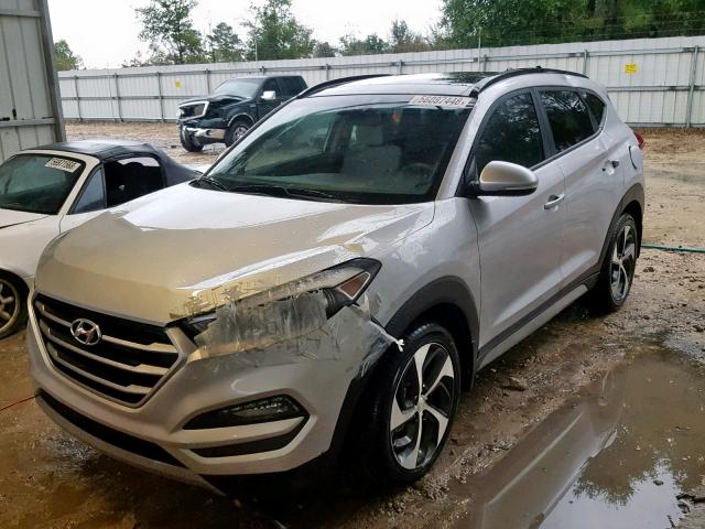 KM8J33A29JU655552 - 2018 HYUNDAI TUCSON LIM SILVER photo 2