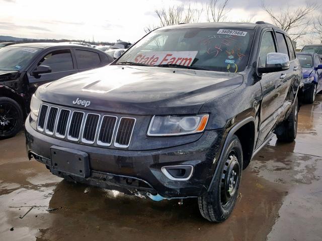 1C4RJFBG4EC356779 - 2014 JEEP GRAND CHER BLACK photo 2