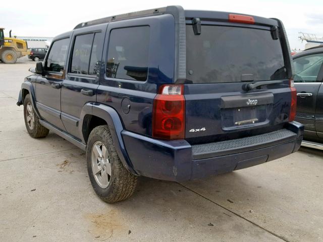1J8HG48K16C257678 - 2006 JEEP COMMANDER BLUE photo 3
