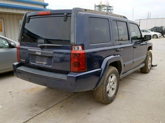 1J8HG48K16C257678 - 2006 JEEP COMMANDER BLUE photo 4