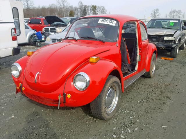 1332202210 - 1973 VOLKSWAGEN BEETLE RED photo 2