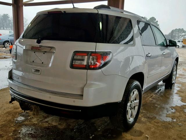 1GKKRPKD2GJ154869 - 2016 GMC ACADIA SLE WHITE photo 4