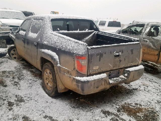 5FPYK1F41EB005124 - 2014 HONDA RIDGELINE GRAY photo 3