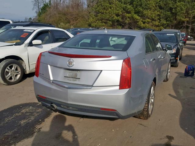 1G6AA5RA4D0178674 - 2013 CADILLAC ATS SILVER photo 4