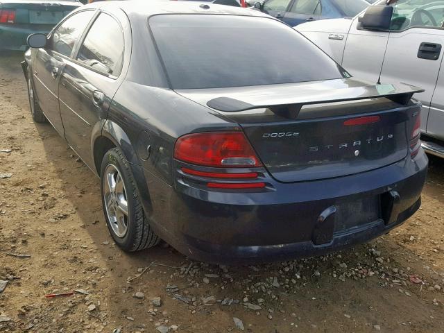 1B3EL46R16N234297 - 2006 DODGE STRATUS SX BLACK photo 3