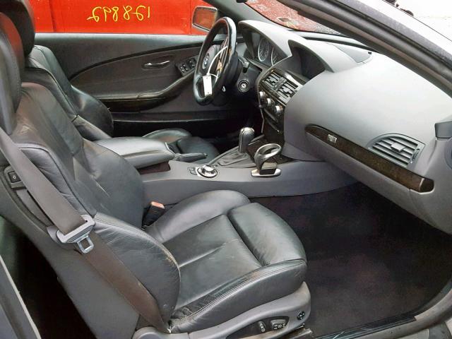 WBAEK73495B326184 - 2005 BMW 645 CI AUT SILVER photo 5