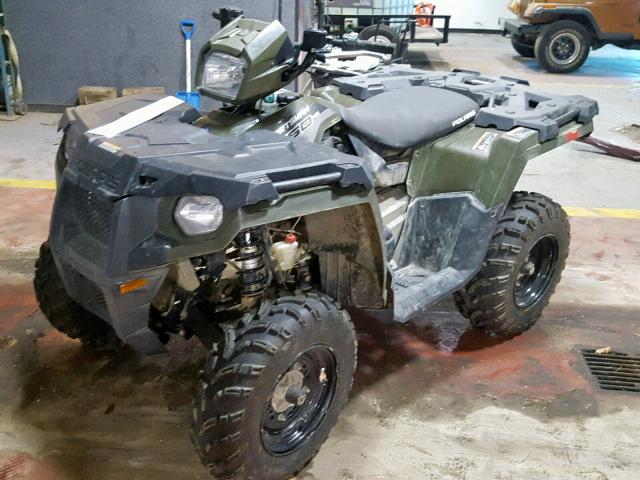 4XASEA503JA250196 - 2018 POLARIS SPORTSMAN GREEN photo 2