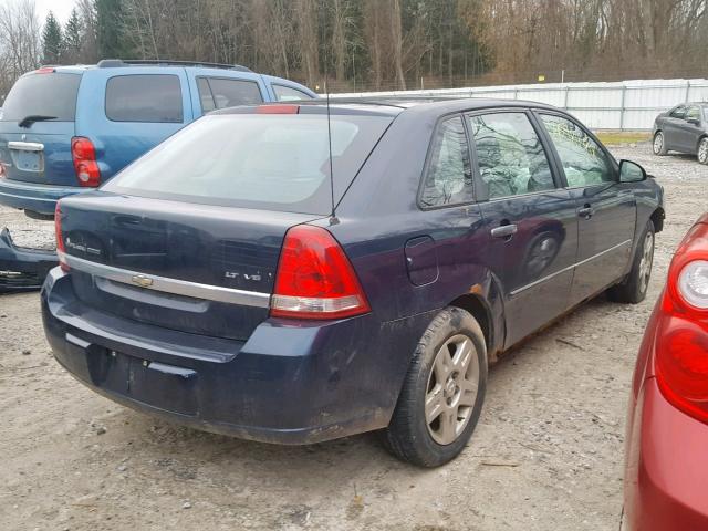 1G1ZT61806F285514 - 2006 CHEVROLET MALIBU MAX ლურჯი ფოტო 4