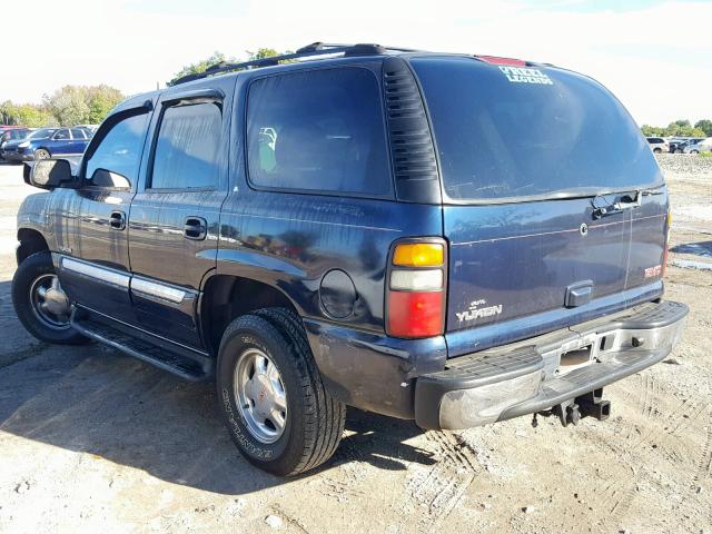 1GKEC13Z04R305744 - 2004 GMC YUKON BLUE photo 3