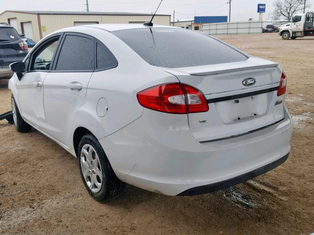 3FADP4AJ2DM225346 - 2013 FORD FIESTA S WHITE photo 3