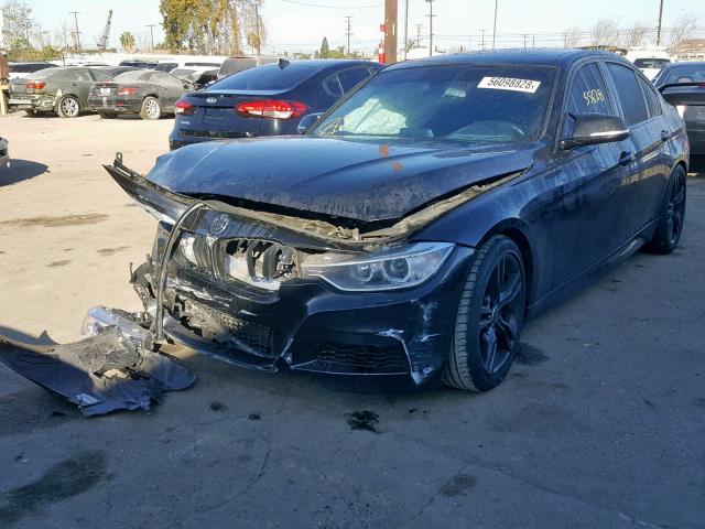 WBA3C1C54EK117641 - 2014 BMW 328 I SULE BLACK photo 2