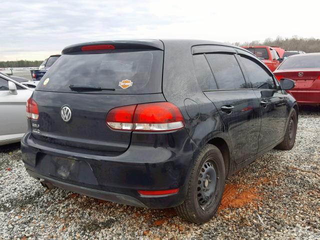 WVWDB7AJ4DW121824 - 2013 VOLKSWAGEN GOLF 黑色 照片 4