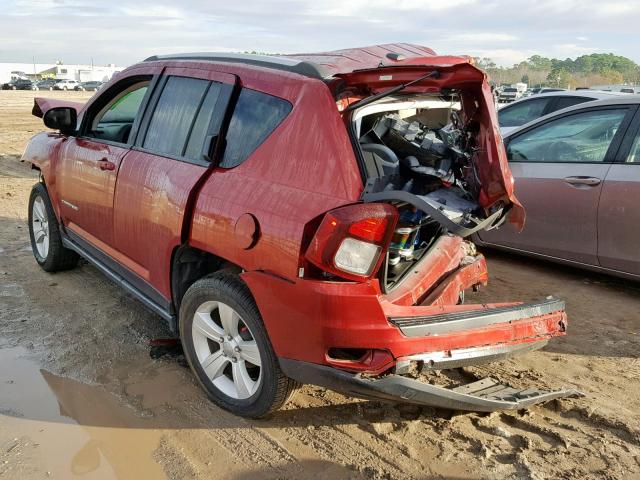 1C4NJDBBXFD396111 - 2015 JEEP COMPASS SP RED photo 3
