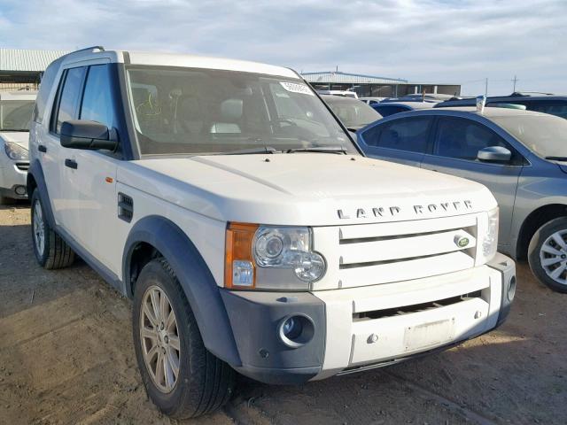 SALAE25418A475166 - 2008 LAND ROVER LR3 SE WHITE photo 1