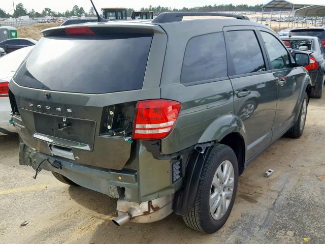 3C4PDCABXJT253979 - 2018 DODGE JOURNEY SE GREEN photo 4