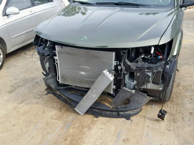 3C4PDCABXJT253979 - 2018 DODGE JOURNEY SE GREEN photo 9