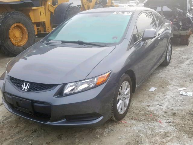 2HGFG3B05CH508938 - 2012 HONDA CIVIC EXL GRAY photo 2