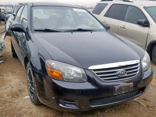 KNAFE221995631663 - 2009 KIA SPECTRA EX BLACK photo 1