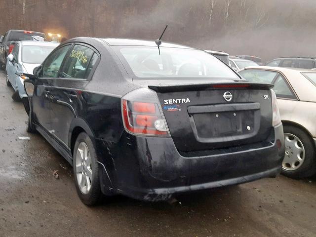 3N1AB6AP2CL701873 - 2012 NISSAN SENTRA 2.0 BLACK photo 3