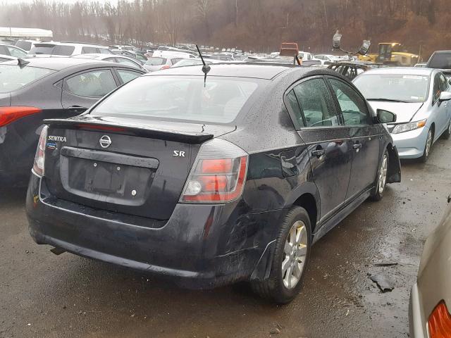 3N1AB6AP2CL701873 - 2012 NISSAN SENTRA 2.0 BLACK photo 4