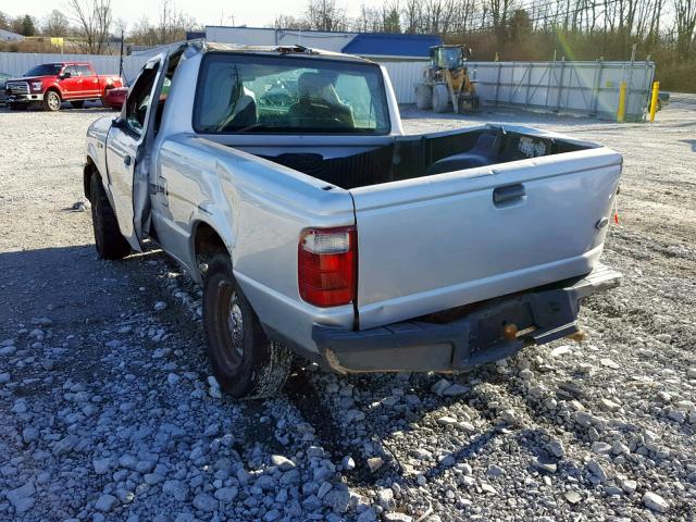 1FTYR10D64PB04250 - 2004 FORD RANGER SILVER photo 3