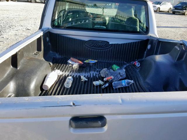 1FTYR10D64PB04250 - 2004 FORD RANGER SILVER photo 6